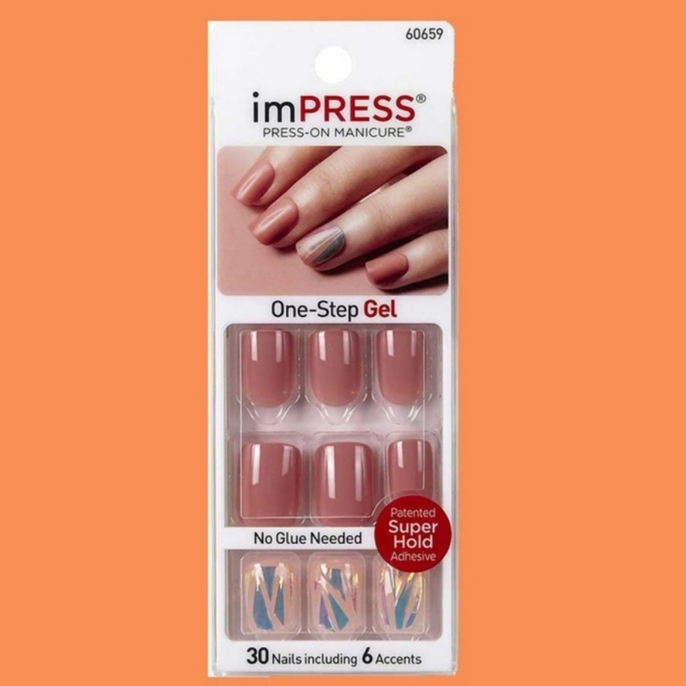 New imPRESS Nails Press on Manicure One Shine Day